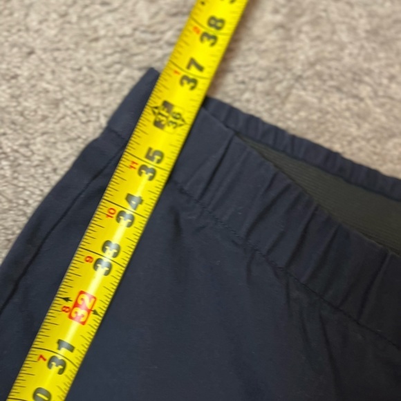 Eileen Fisher Navy Elastic Waist Twill Pants Size Large - Picture 6 of 6